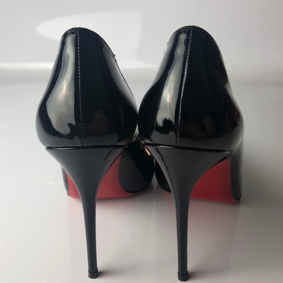 Christian Louboutin Bat Pump 100 Black Pumps 38 - Picture 5 of 8